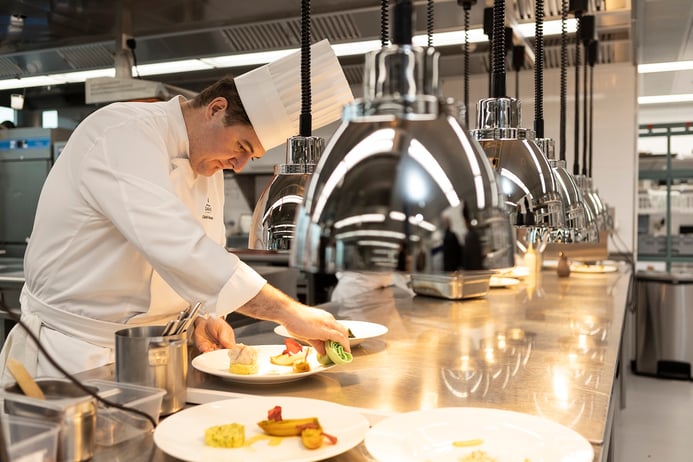 EHL’s educational restaurant, Le Berceau des Sens, holds onto its Michelin star.