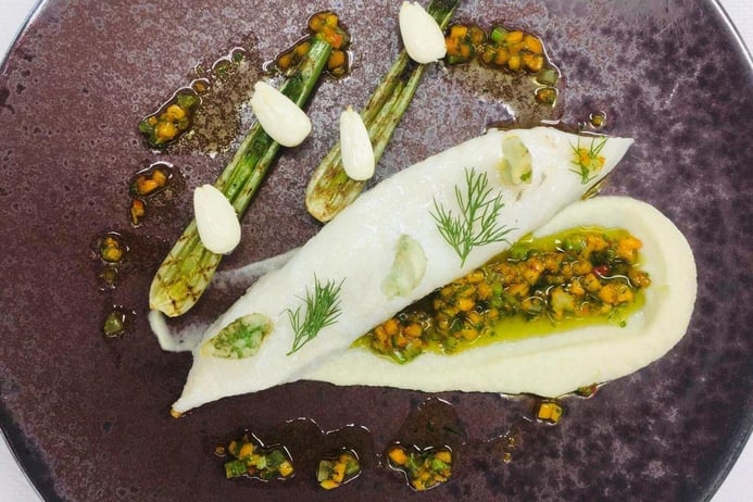 Saint-Pierre et fenouil à l'huile d'amandon