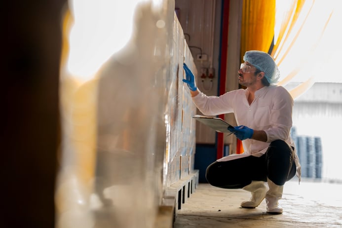 Foodservice Supply Chain Inventory Inspection in Warehouse