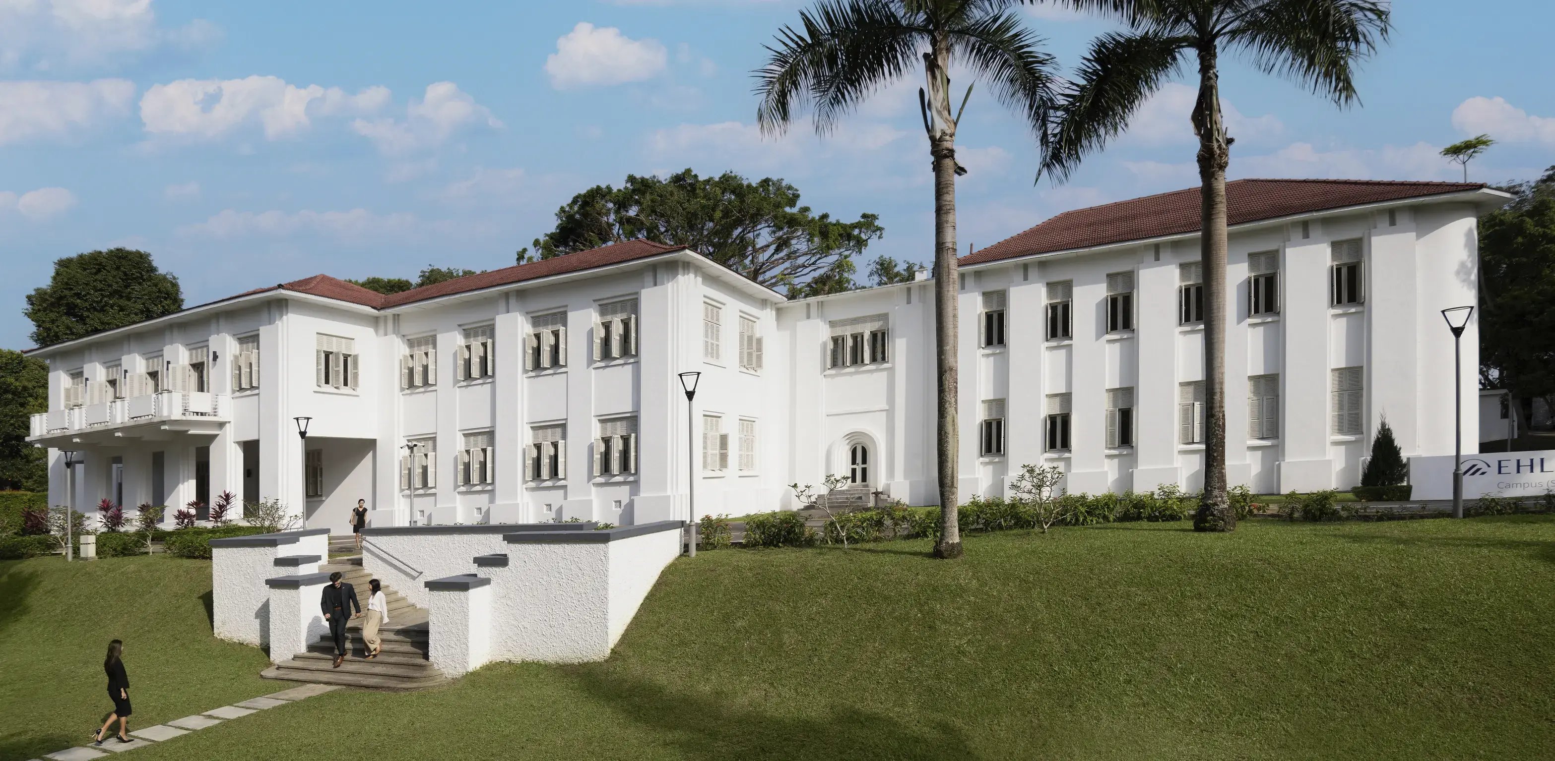 Main entrance to EHL Campus Singapore