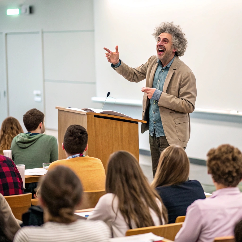 eccentric professor