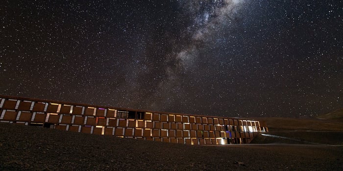 Starry night during a travel to Atacama Desert