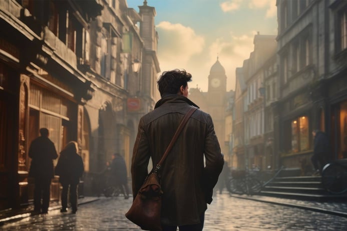 Master’s student portrait European journey