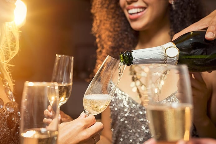 Women and Champagne