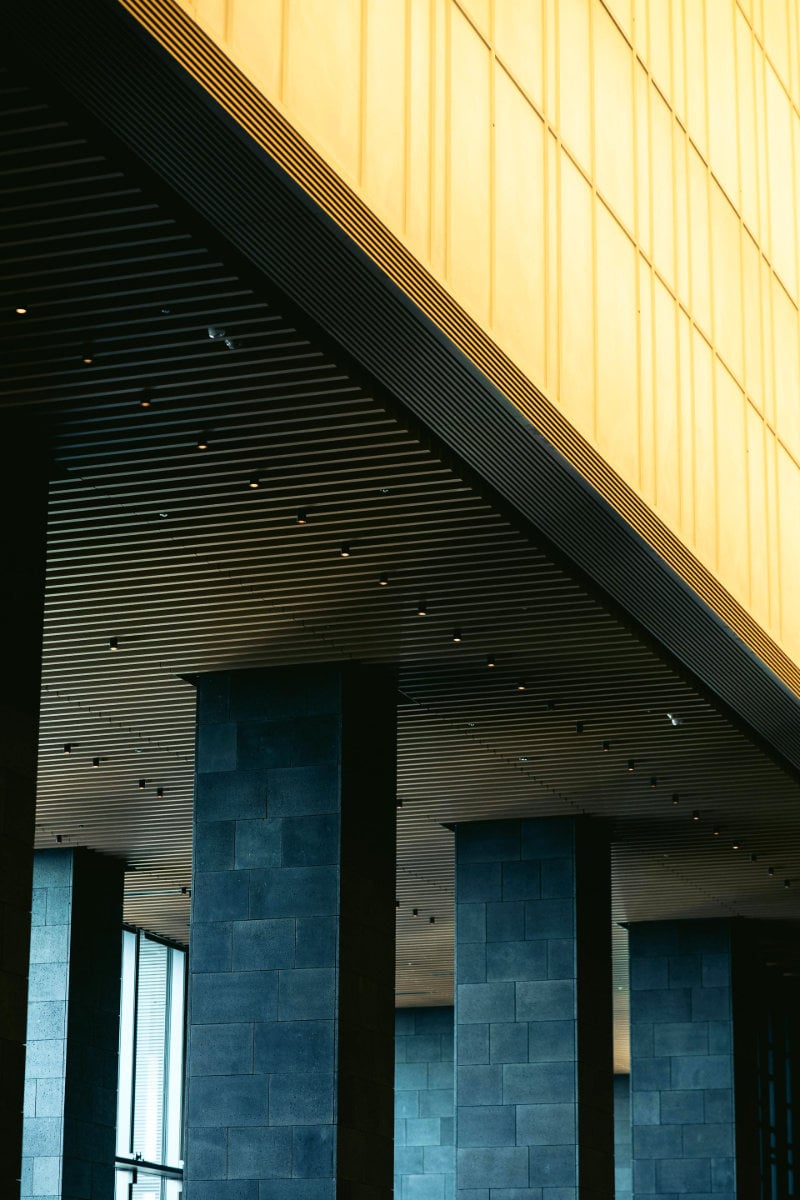 Famous, high ceilings at Aman Tokyo