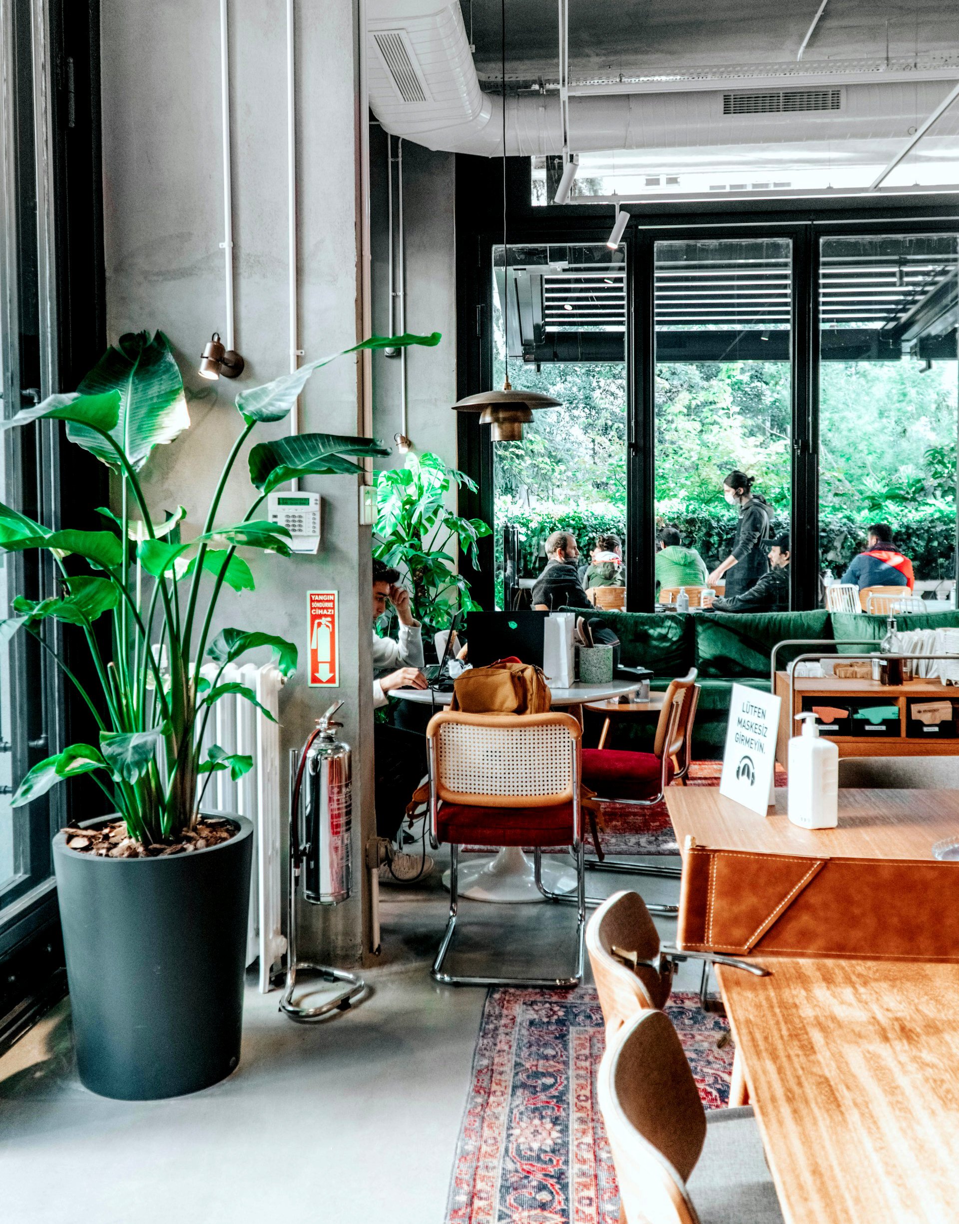 Shared space in a hotel