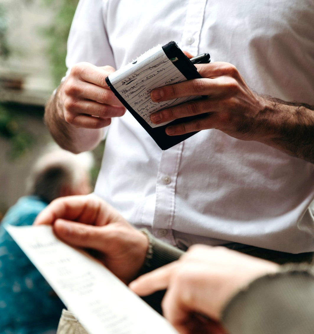 Employee billing a customer