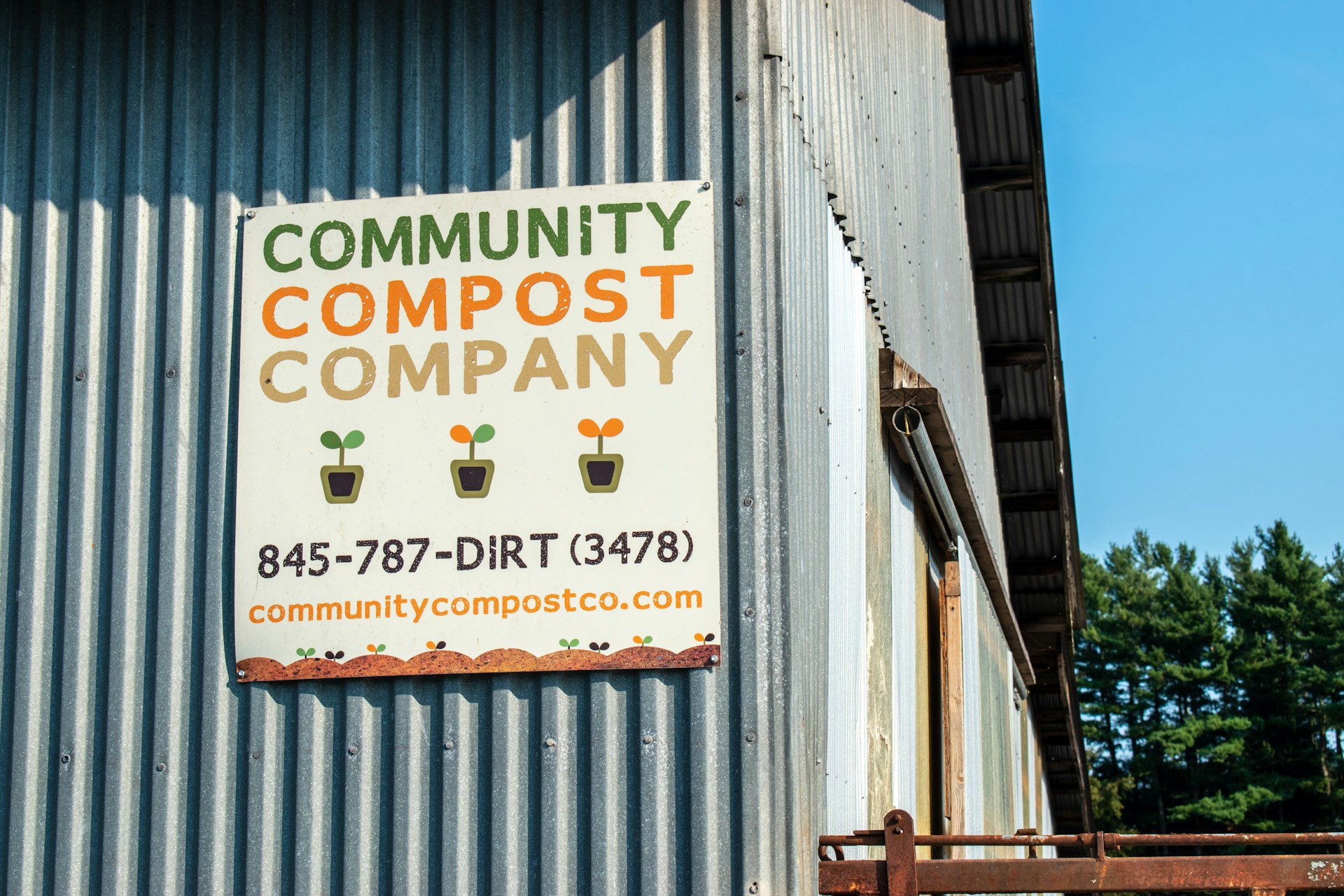 Food composting advertisement