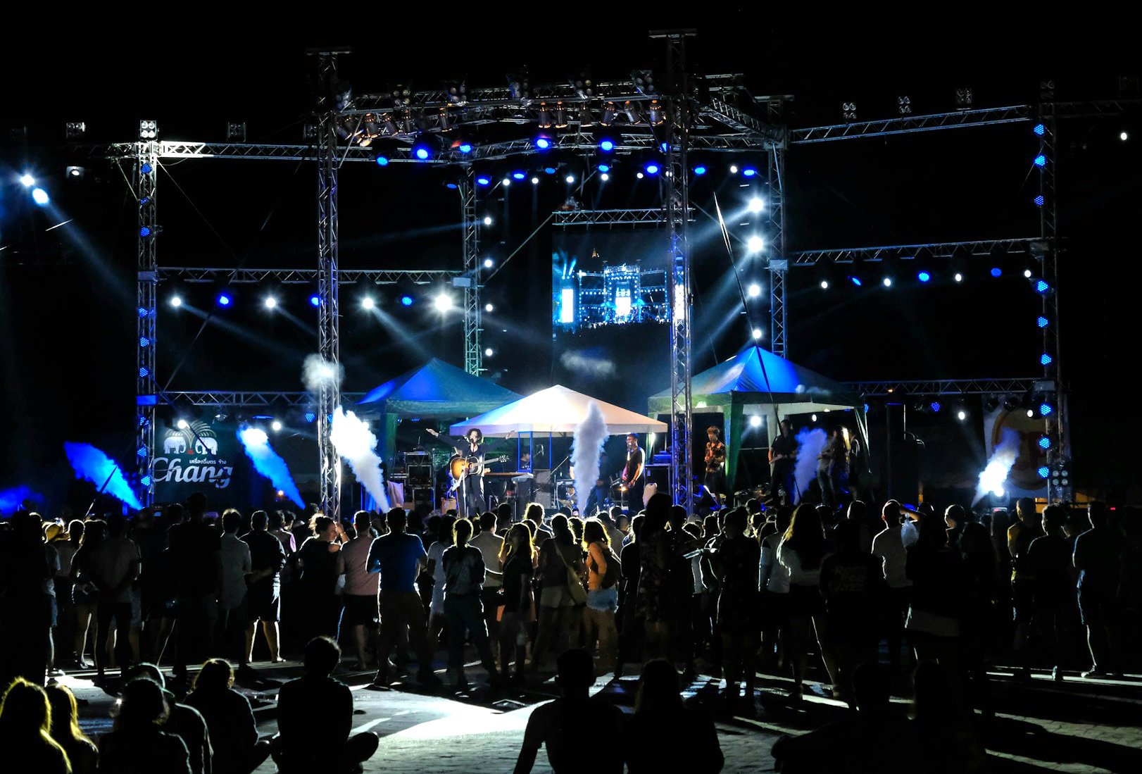 Live concert hosted at a resort property