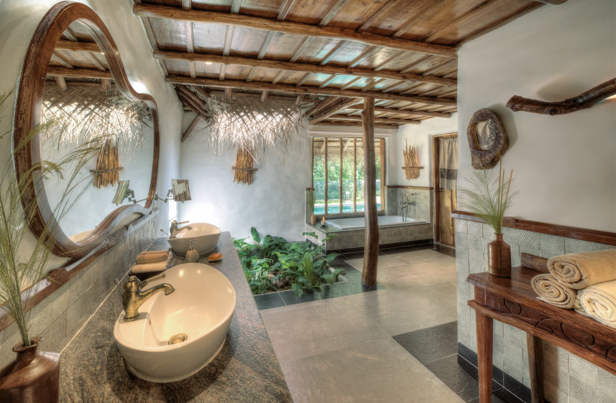 Low water use bathrooms