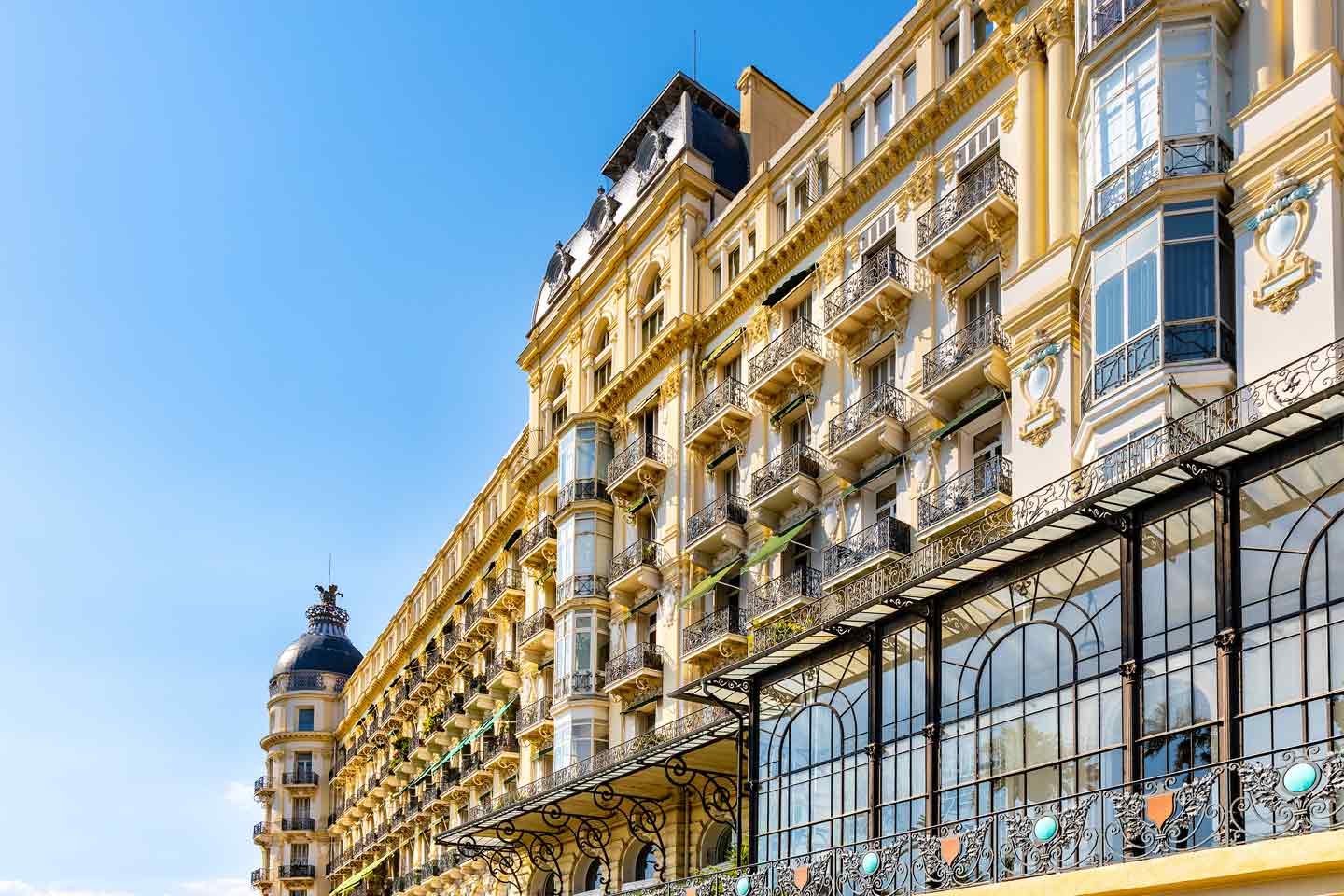 luxury hotel exterior