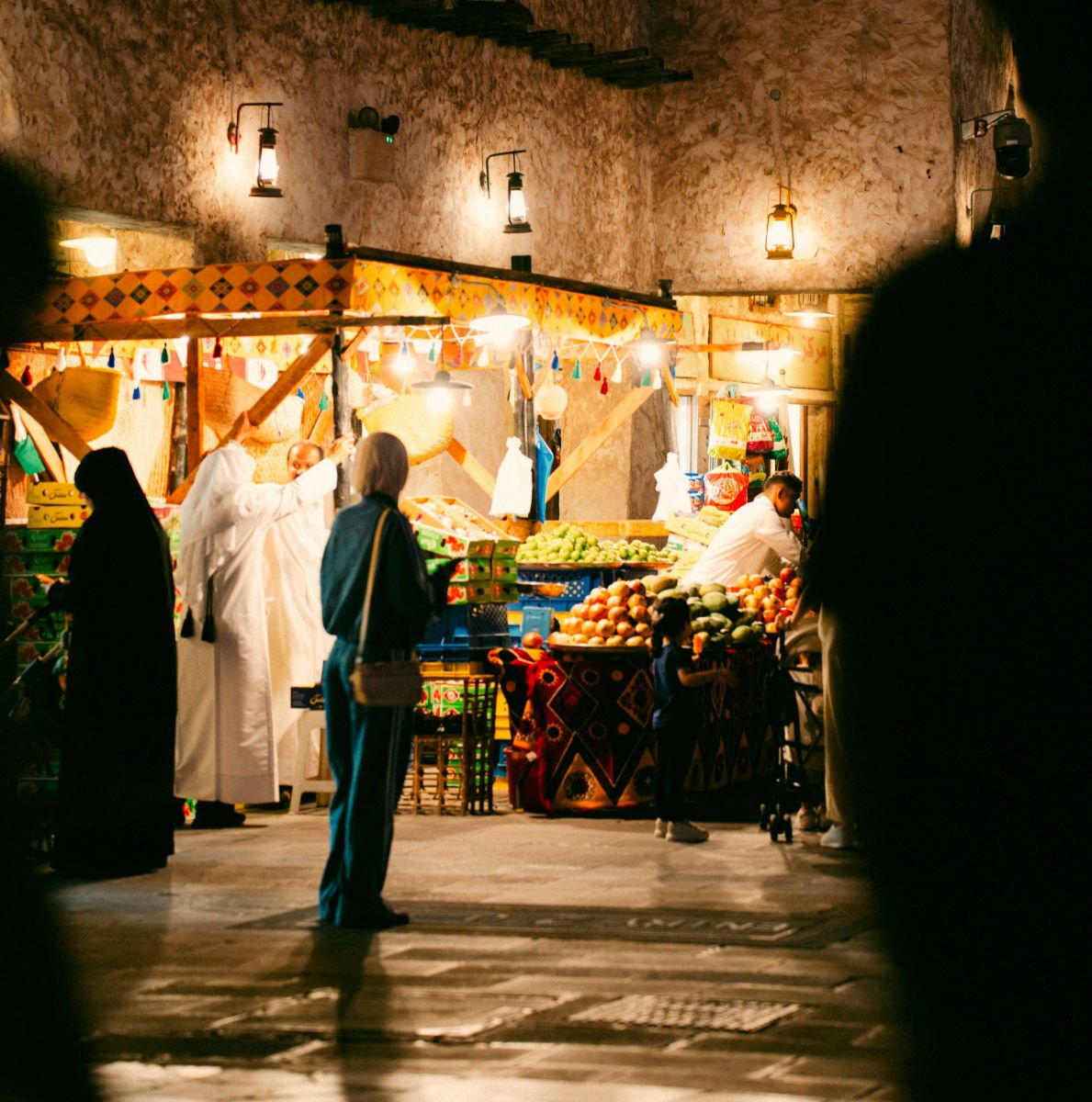 A market in the Middle East