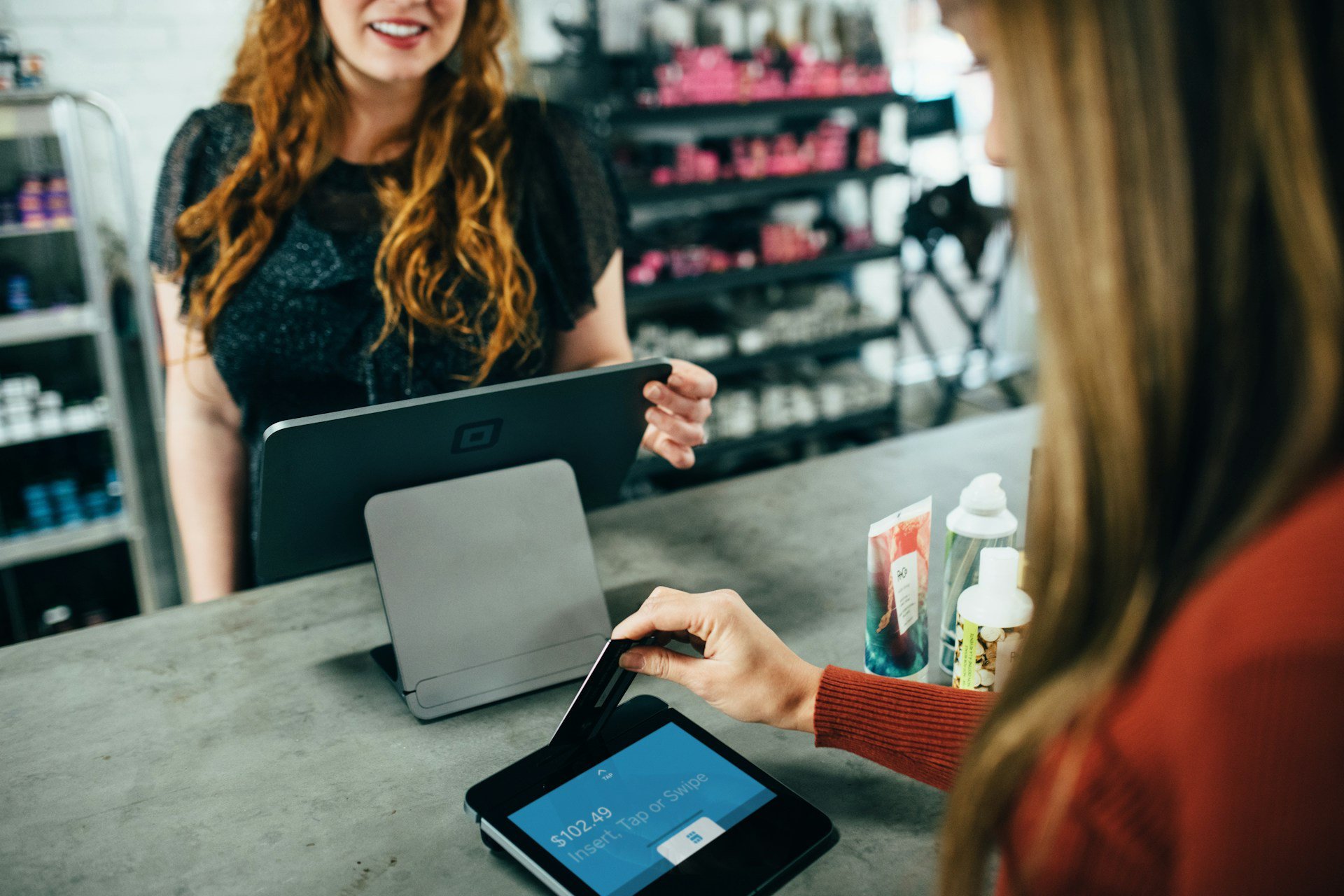POS system in use