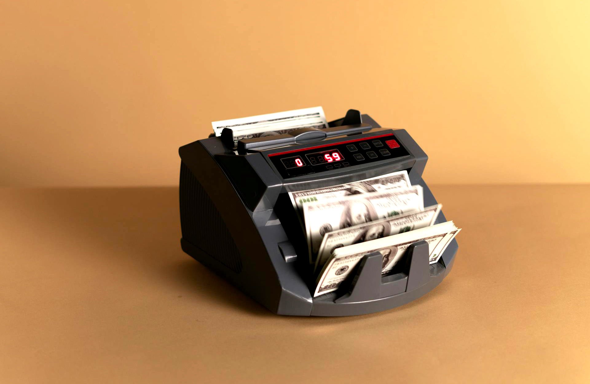 Cash counting machine