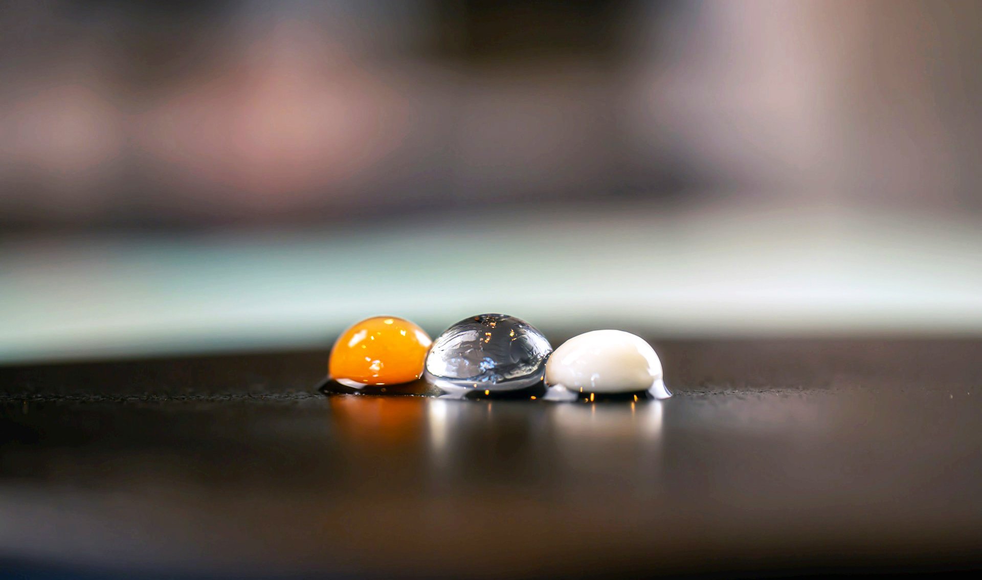 Reverse spherification final result