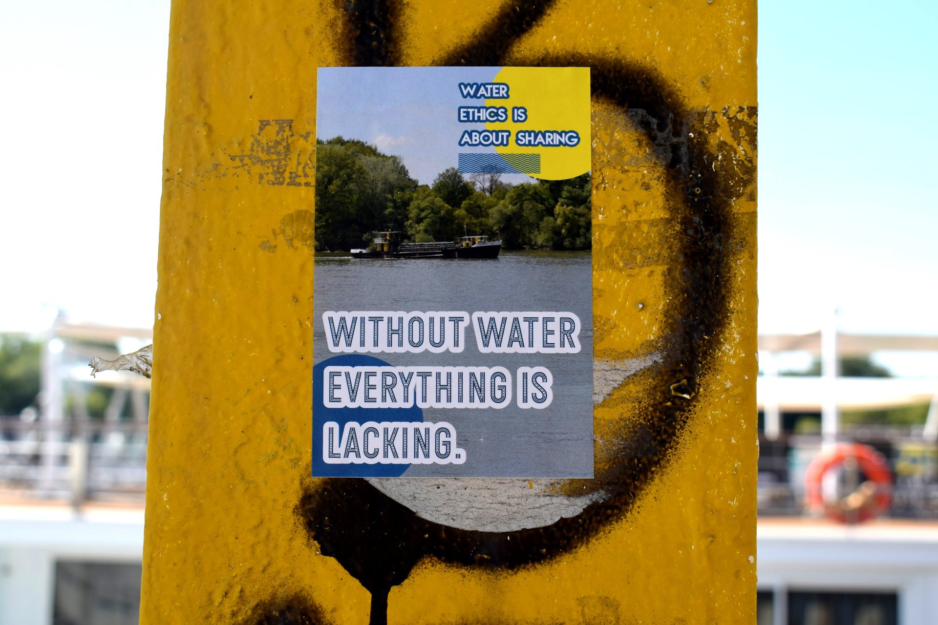 Save water poster