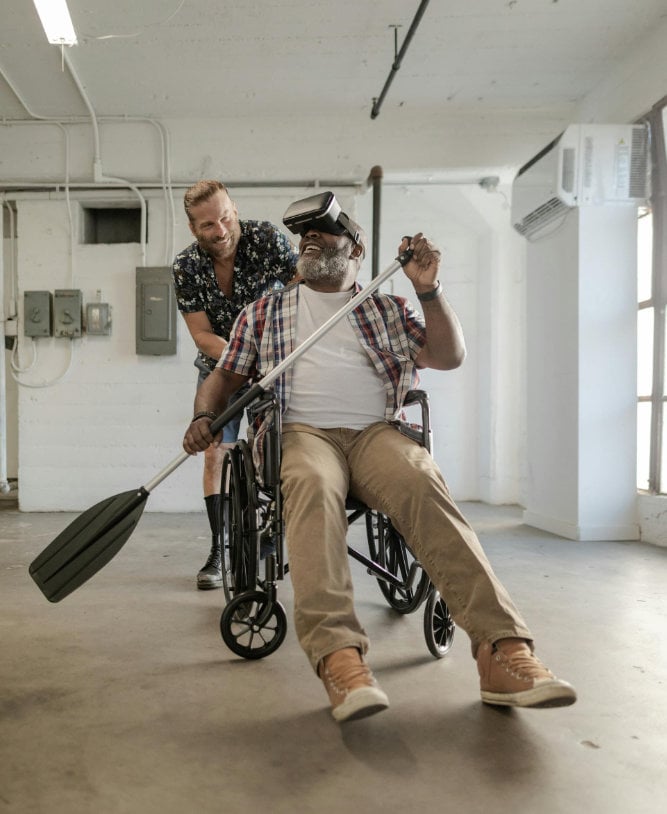 Therapeutic VR experience