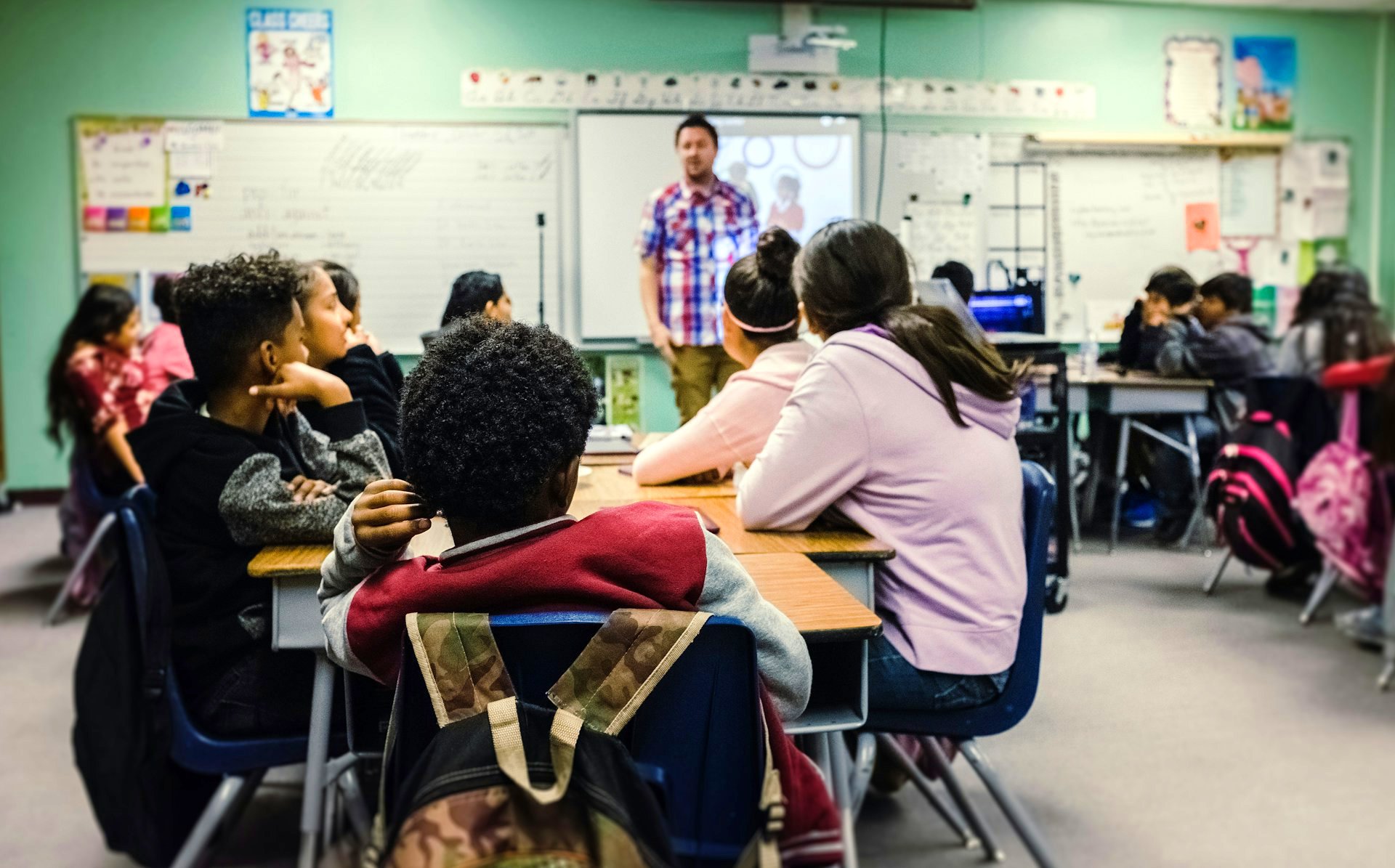 Integration of tech in an old classroom