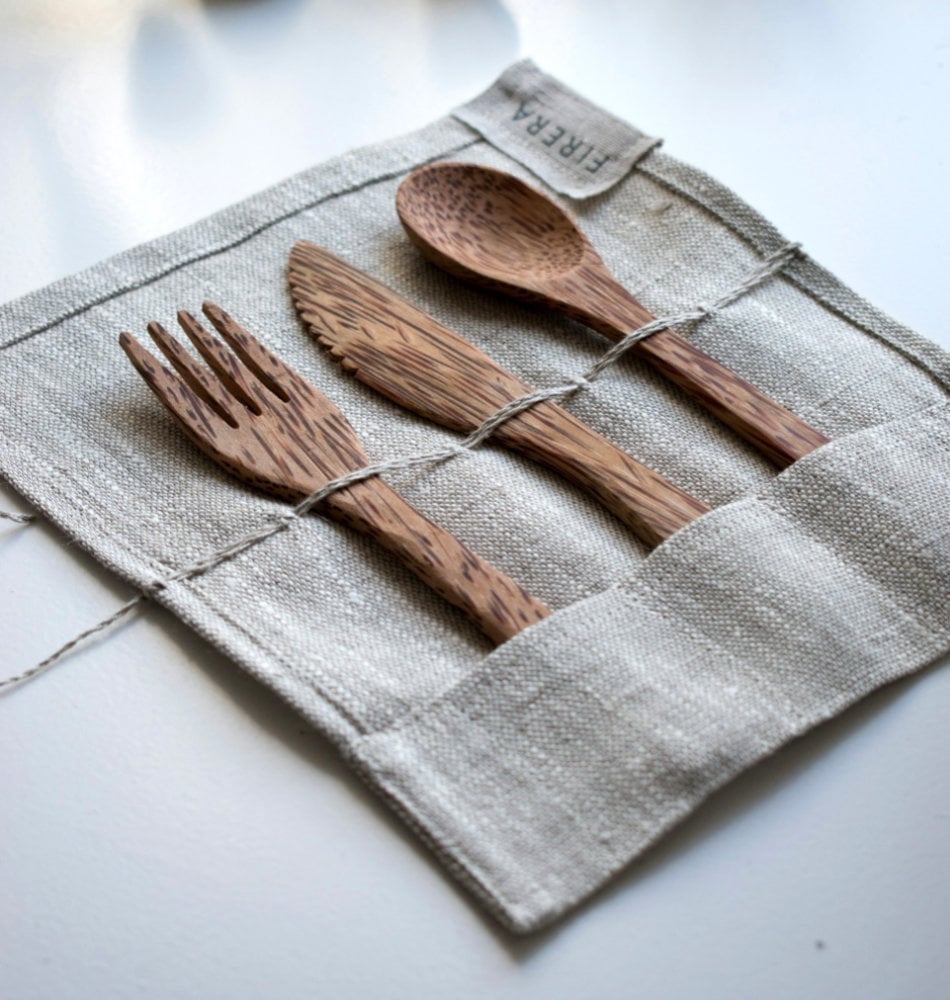 Wooden cutlery