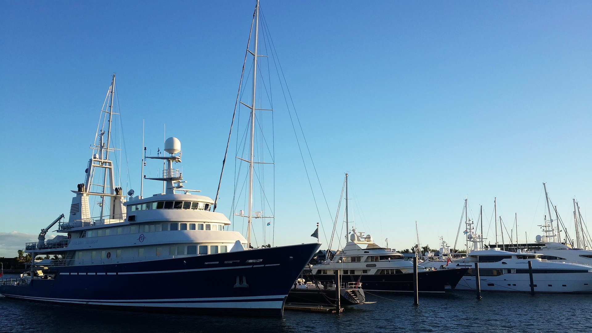 A yacht in Fiji