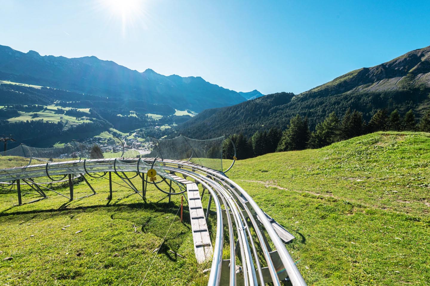 Discover Kanton Graubünden: Pradaschier toboggan run