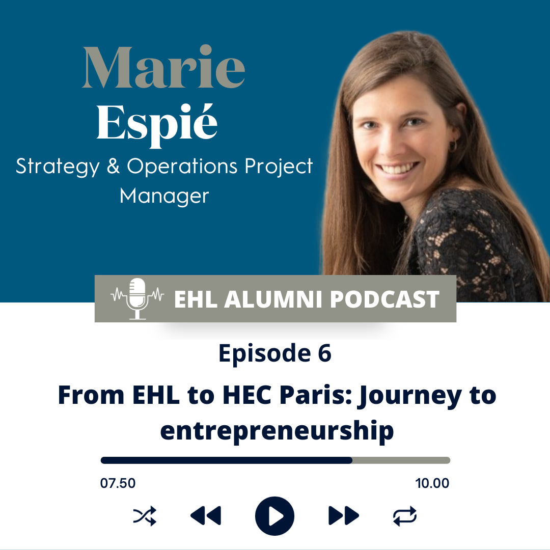 Image représentant  From EHL to HEC Paris: Marie Espié journeys into the world of entrepreneurship