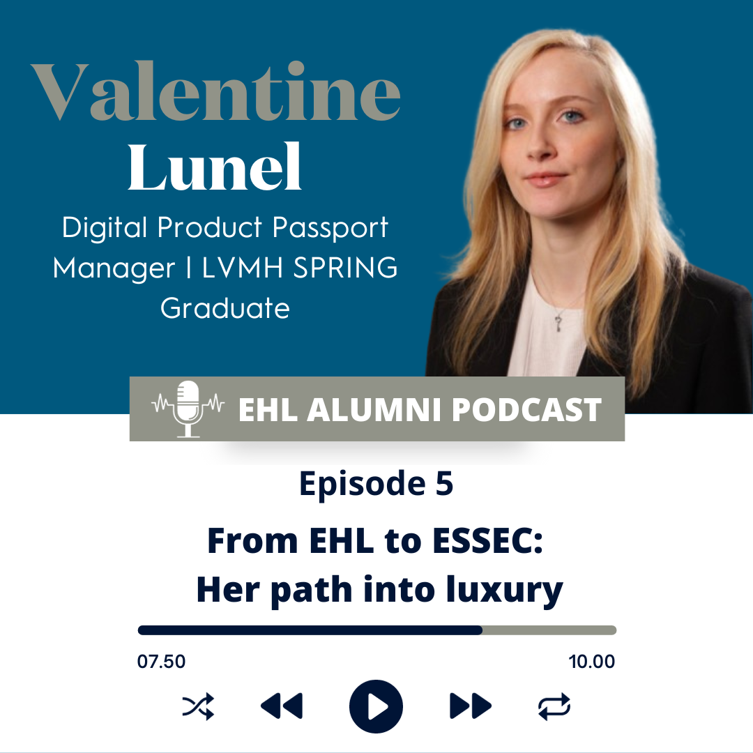 Image représentant From EHL to ESSEC: Valentine Lunel's route into the luxury industry